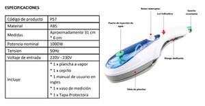 🔥PLANCHA A VAPOR PREMIUM🔥DILE A ADIOS A LA ROPA HUMEDA🔥