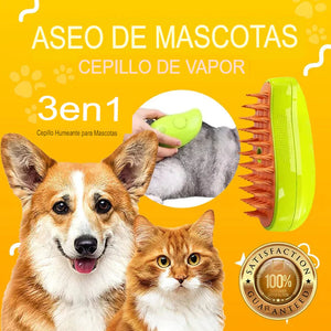 ⭐Cepillo VaporPlus- Todo en Uno👍Mascotas Radiantes😎.