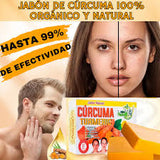🚨EL MEJOR JABON DE CURCUMA 3 EN 1🚨(CASI AGOTADO)🚨.